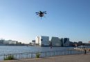 Dutch Drone Delta experimenteert met bezorgdrone | Drone vliegt maaltijd over het IJ