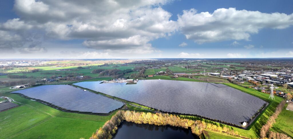 Luchtfoto van Branderwal Energeion